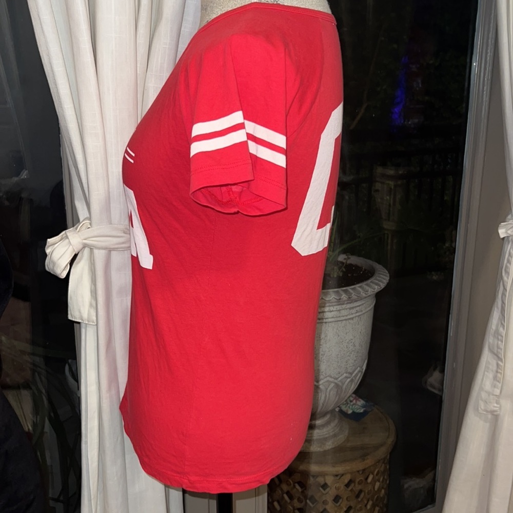Morpho Costa Rica red white jersey shirt souvenir pura vida CR tee shortsleeve M - Picture 3 of 6